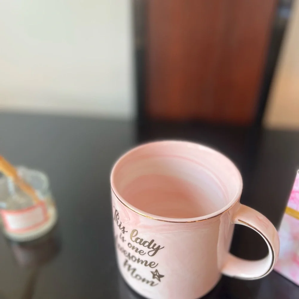 Mom gift pink mug